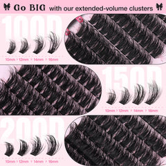 Goddvenus matte black mink-fiber clusters packaging emphasizes softness and durability.