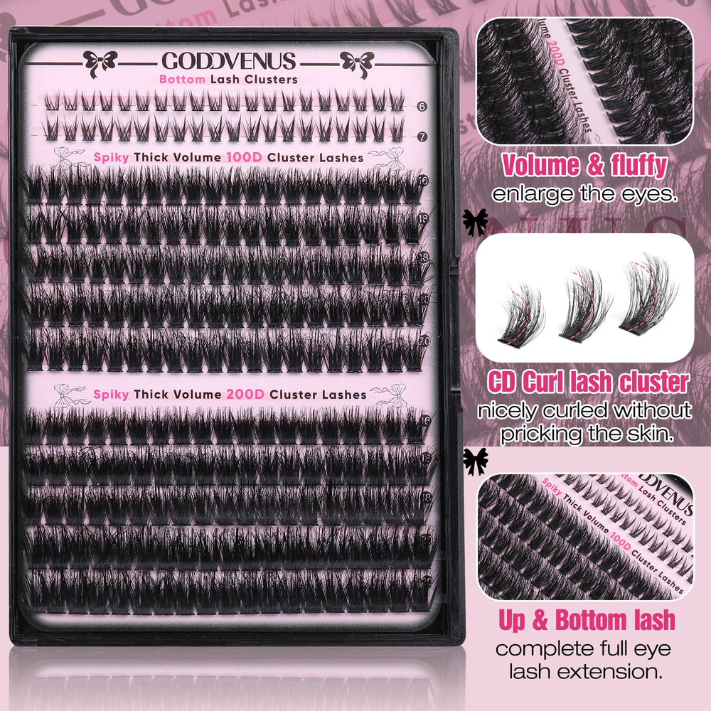 Goddvenus precision tweezers ensure clean accurate lash placement