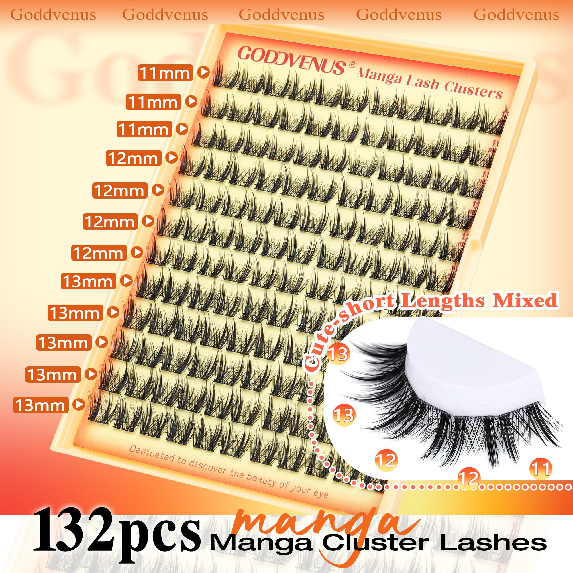 Goddvenus Reusable Clusters offer salon-worthy results reuse after removal