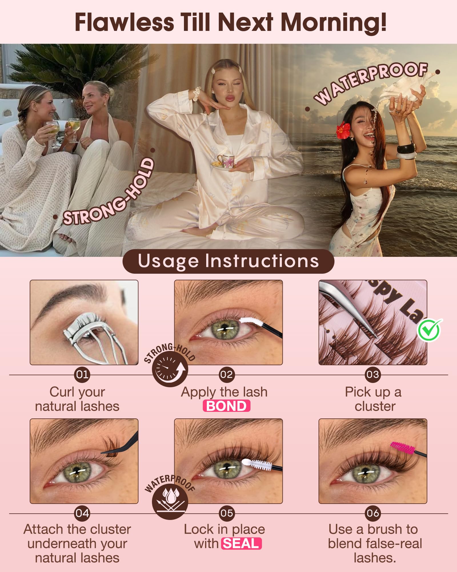 Goddvenus Versatile lash styles from natural to dramatic for daily looks.