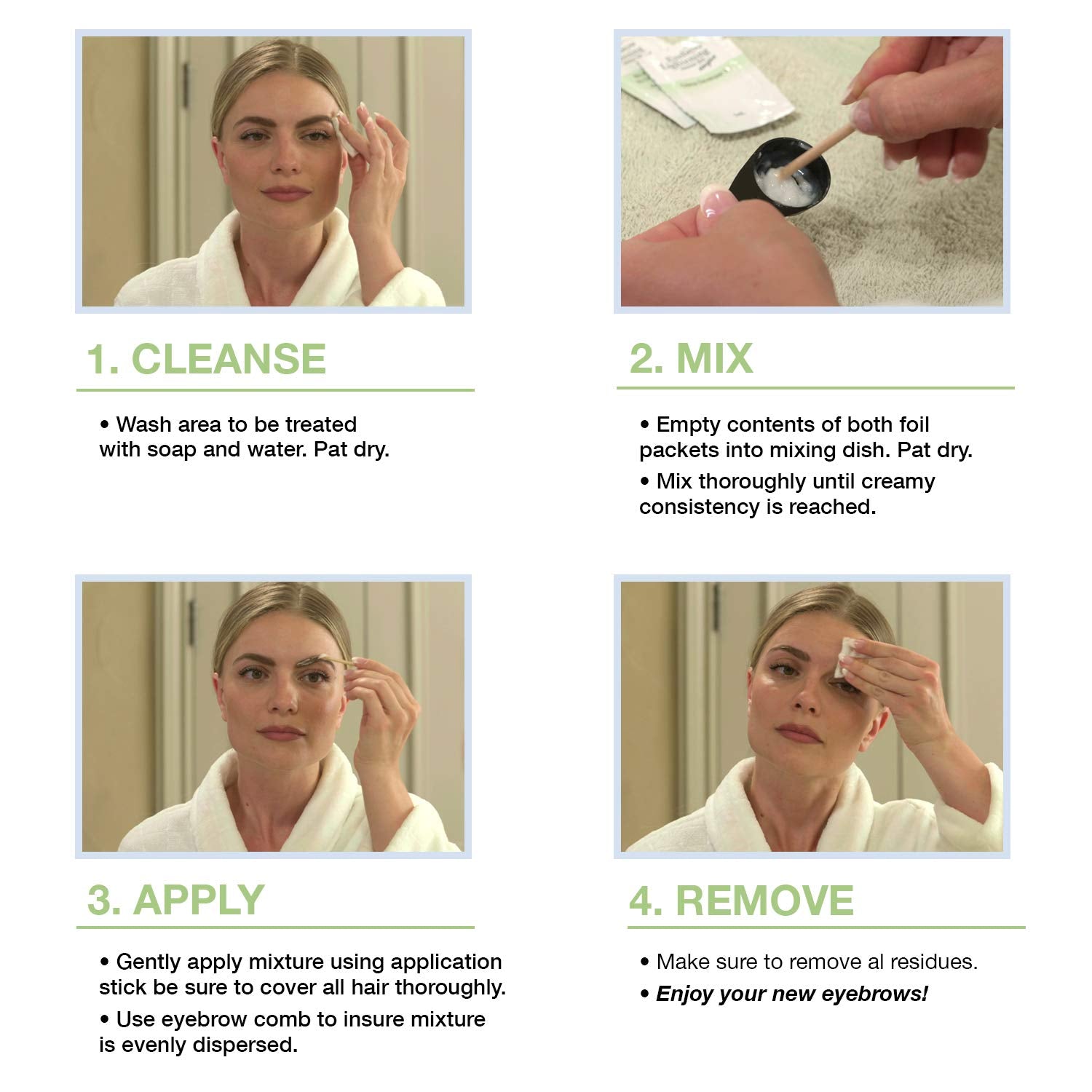 Godefroy eyebrow color lightening swatches display shade options for brows