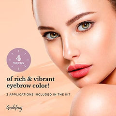 Godefroy brow color step 3 application deepens tone for natural brows