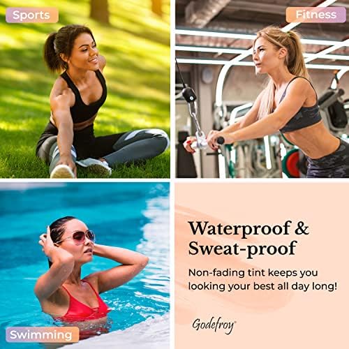 Godefroy brow color made in USA in compact design for travel