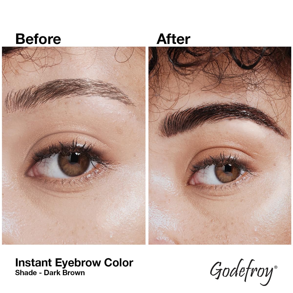 Godefroy brow color wash-off with cleanser or remover