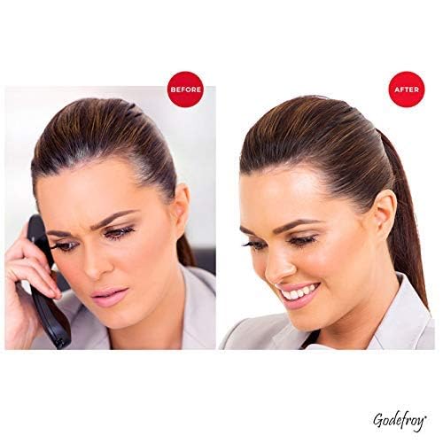 Godefroy light ash brown shade blends naturally for subtle touch ups.
