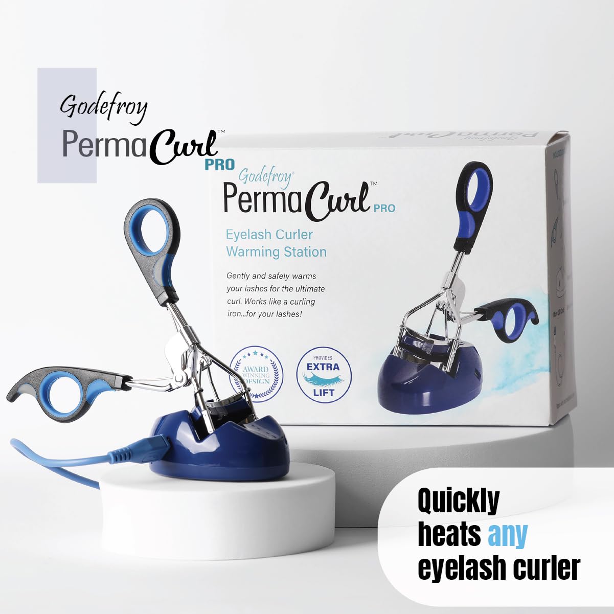 Godefroy Permacurl copper-infused pads provide extended heat retention