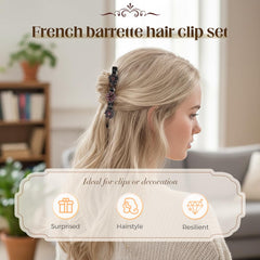 Godmifa crystal braid clip highlights intricate braids for parties and occasions
