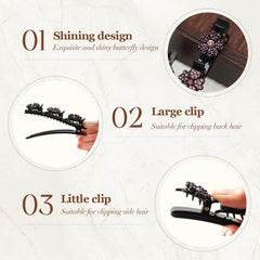 Godmifa three-small-clips braid set helps secure hair for varied looks.