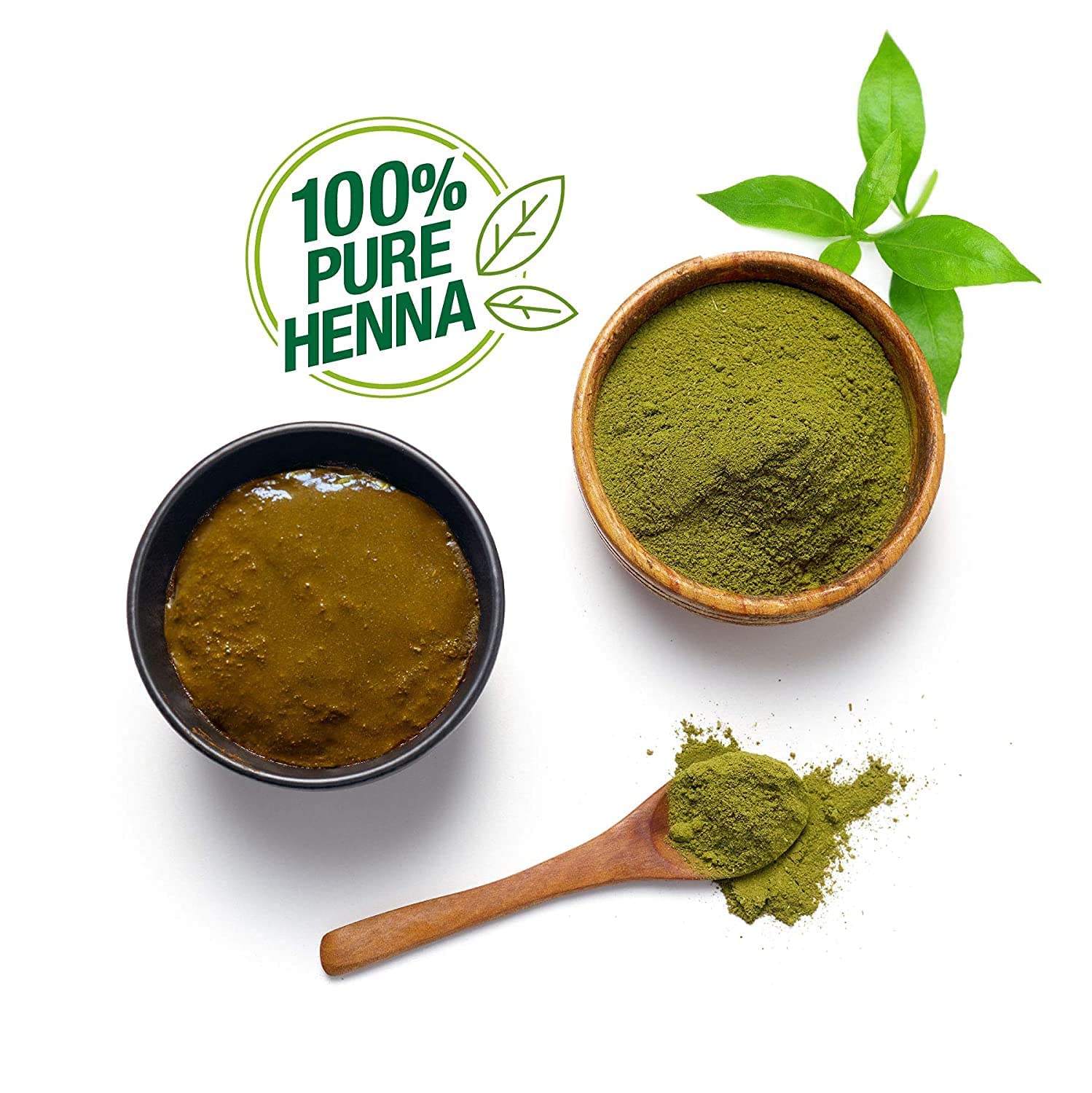 Godrej Nupur Henna Mehndi on hands delivers lasting color with gentle conditioning.