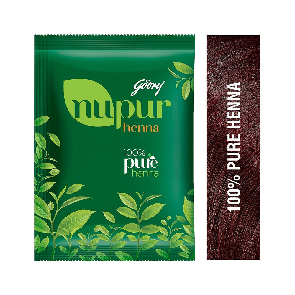 Godrej Nupur Henna Mehndi paste texture ready for smooth, even color application.