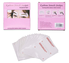 GOETOR eyebrow stencils closeup shows soft, durable nonwoven material