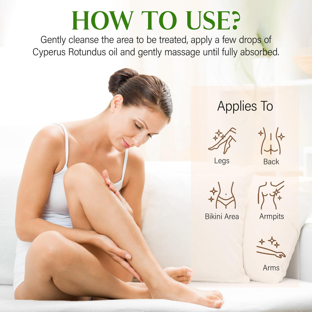 GOGIFTGO Cyperus Rotundus Oil 60ml packaging for convenient daily use