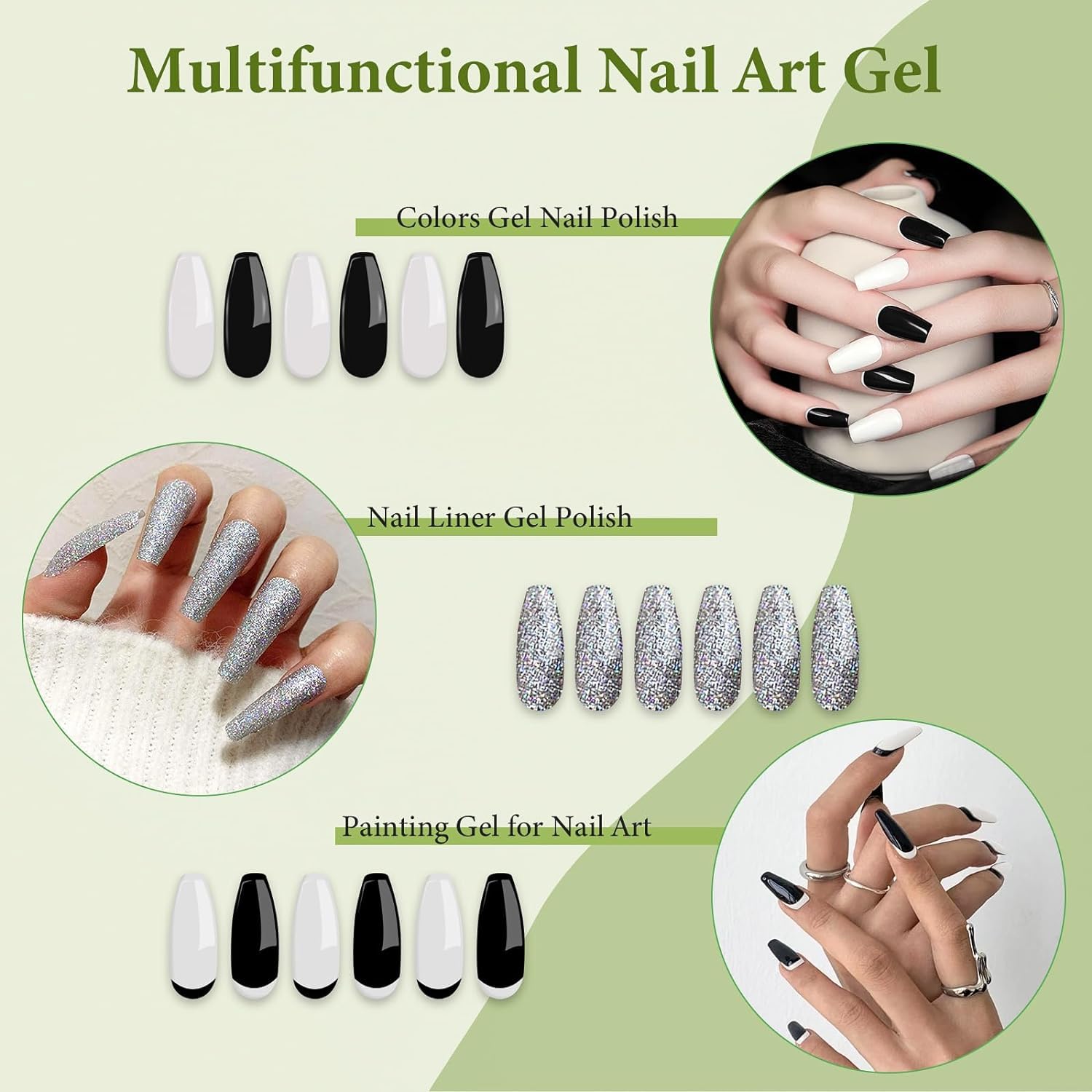 GOICC built-in ultra-thin liner brush enables ultra-fine detailing.