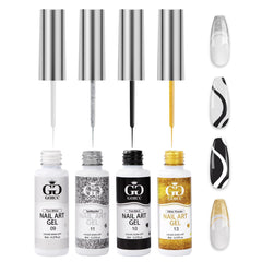 GOICC white gel nail polish for crisp French tips and clean bases.