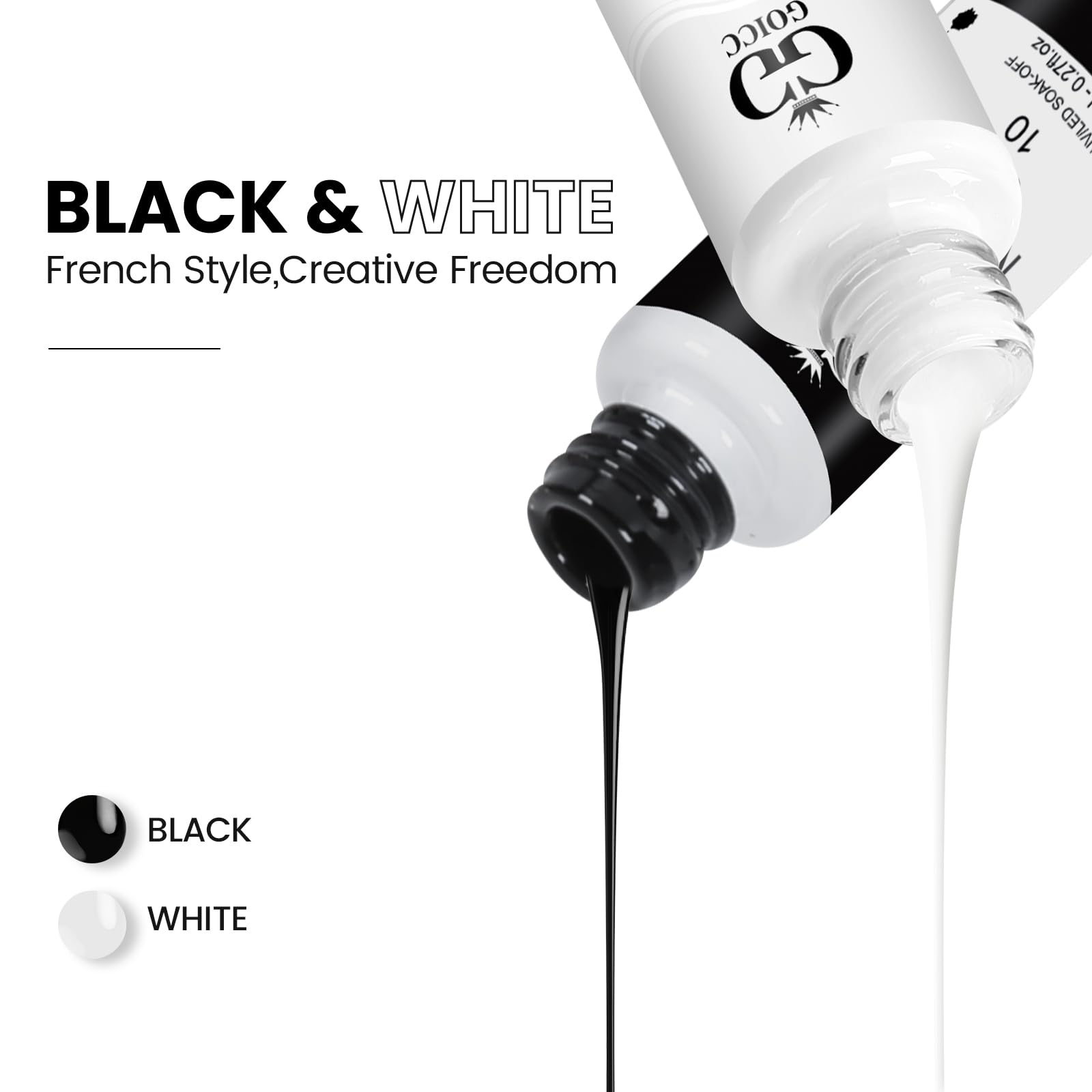 GOICC slim brush closeup highlights precise liner designs