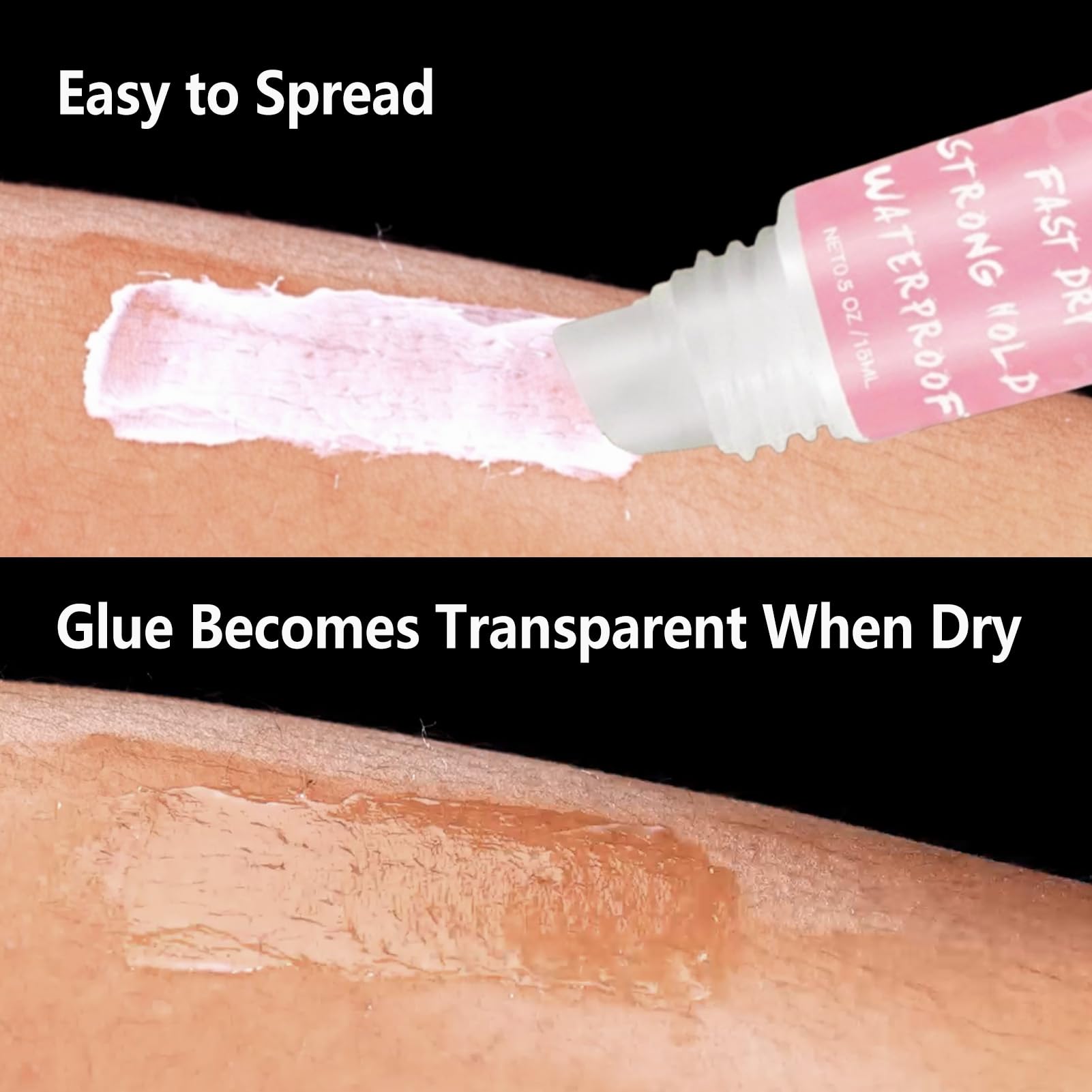 Goiple 3-step application method for precise hairline bonding