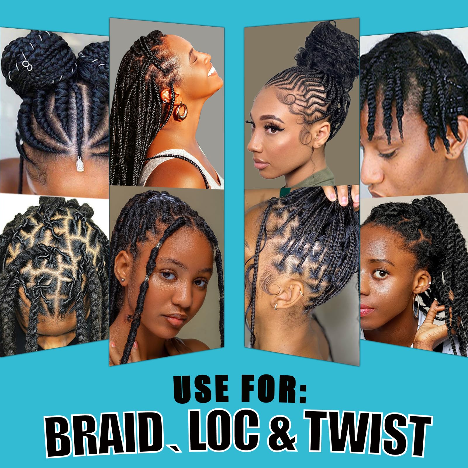 Goiple gel works for all hair types with gentle hold
