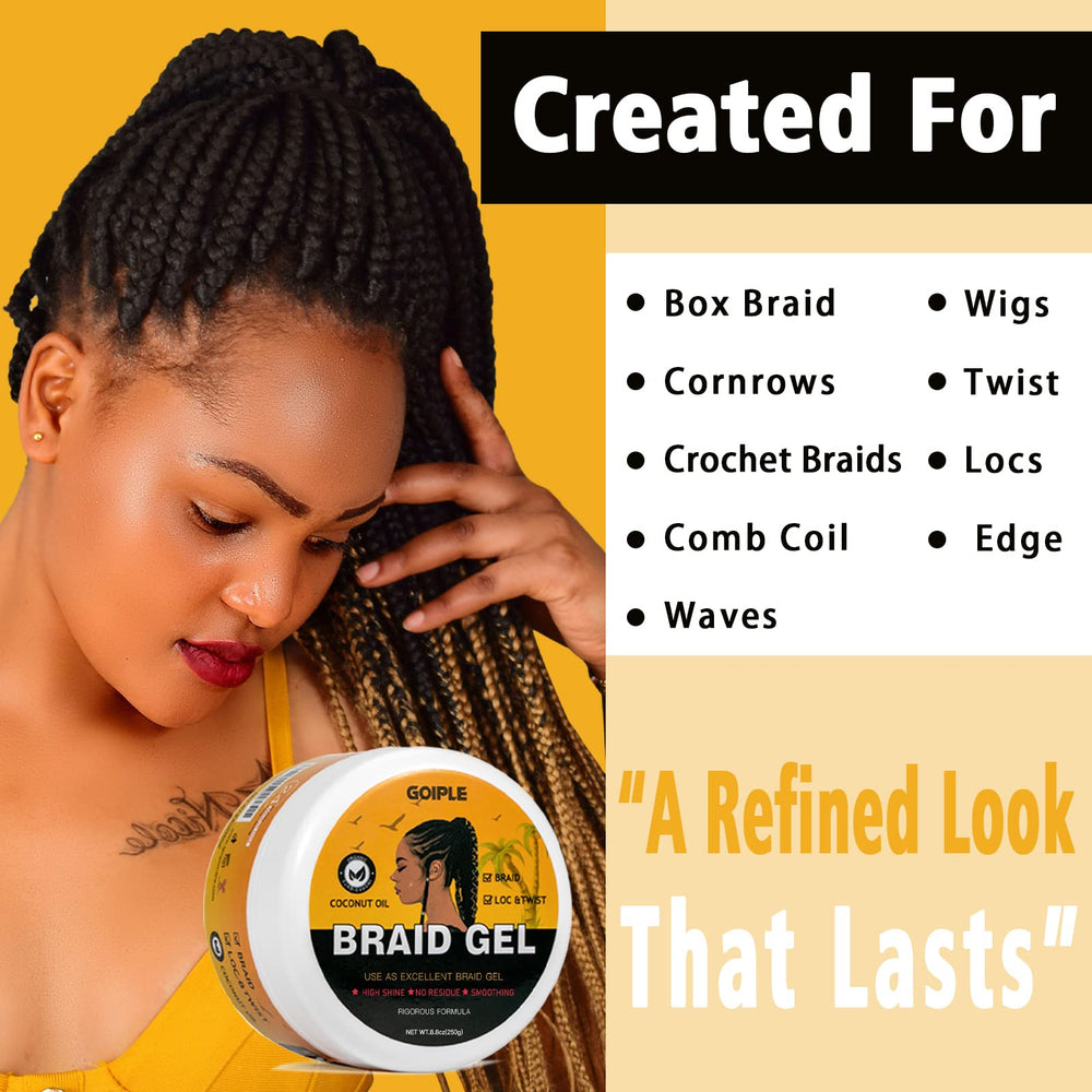Goiple alligator braiding clips secure hair without dents.