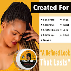 Goiple alligator braiding clips secure hair without dents.
