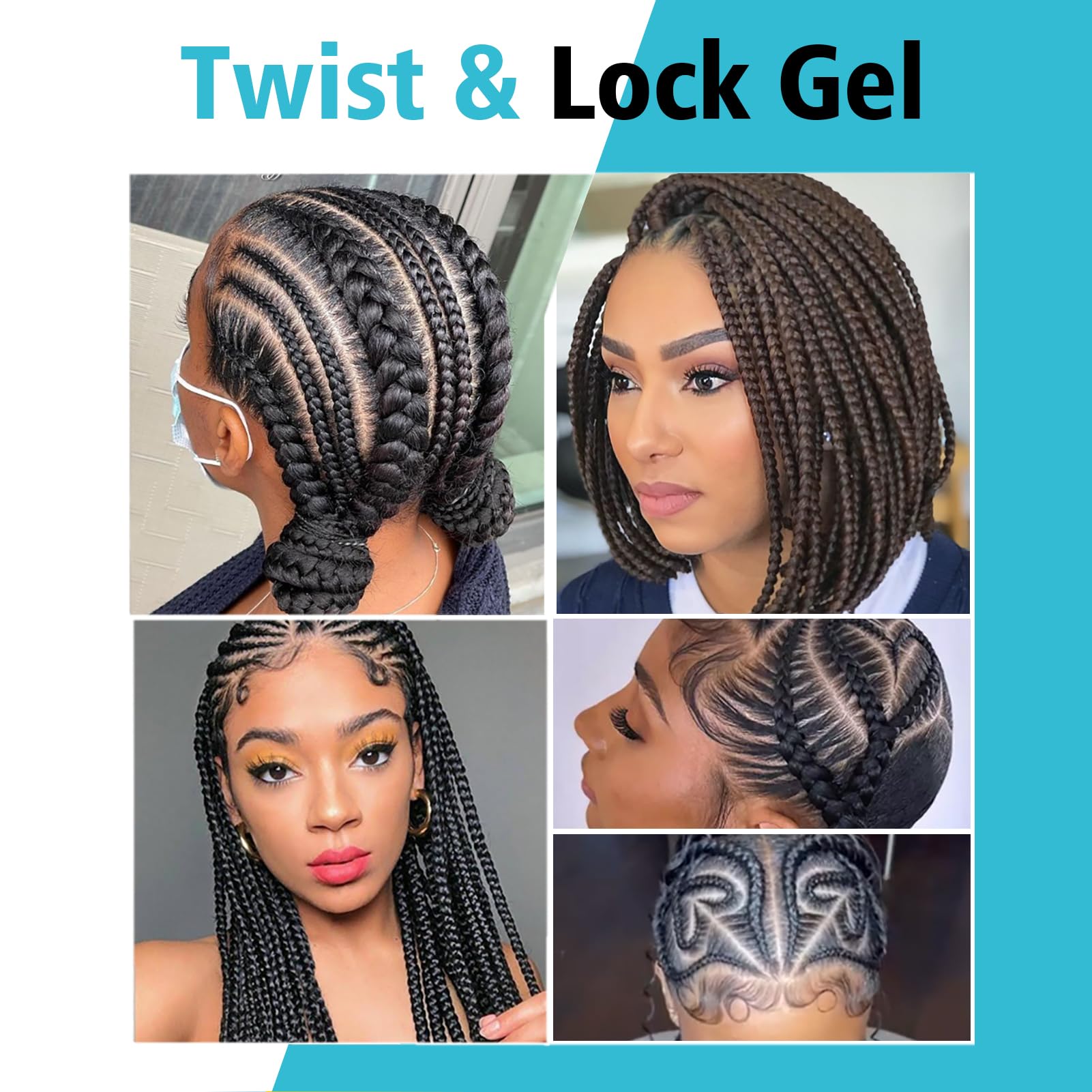 Suitable for all hair types, from twists to cornrows.