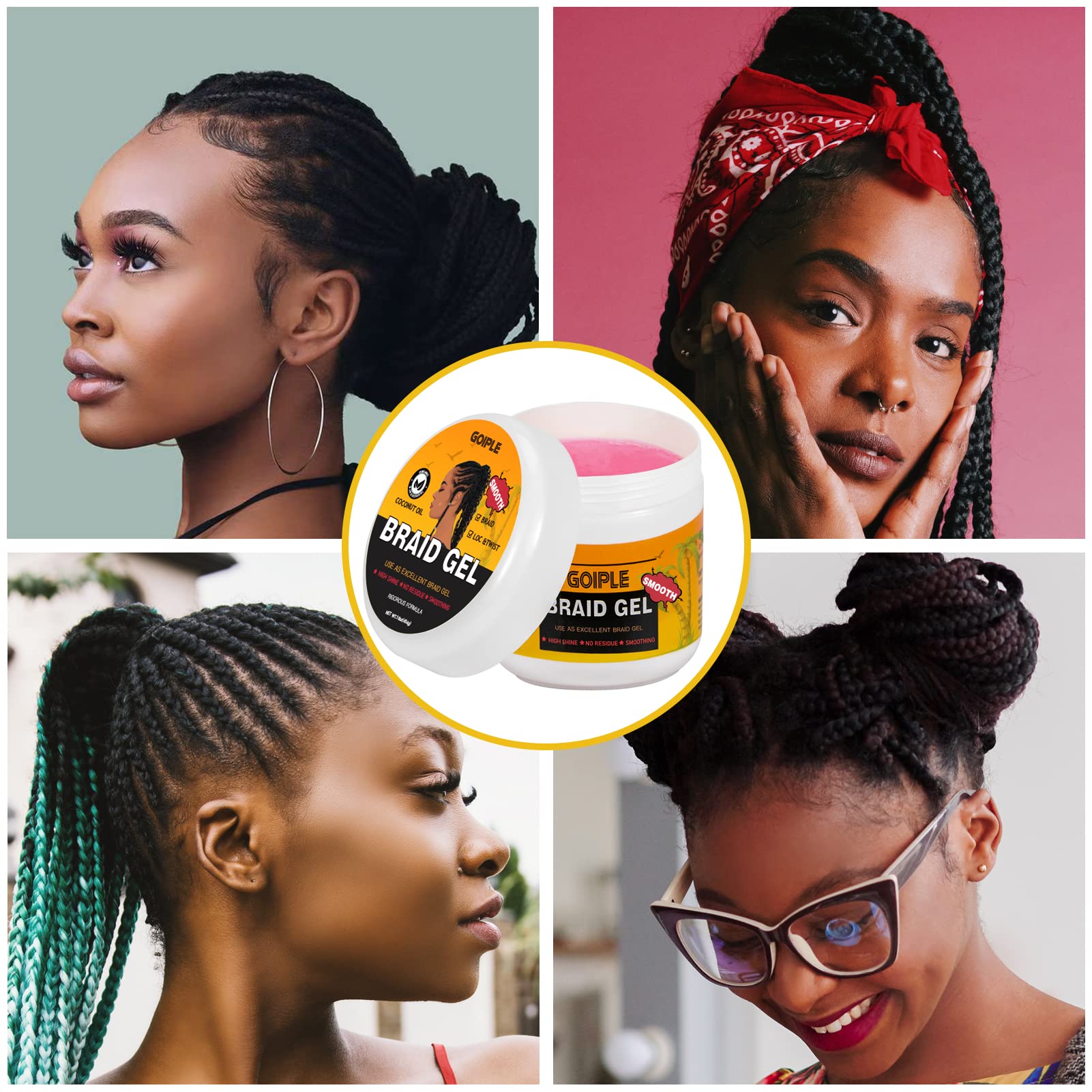 Goiple no-flake formula keeps styling neat without buildup.