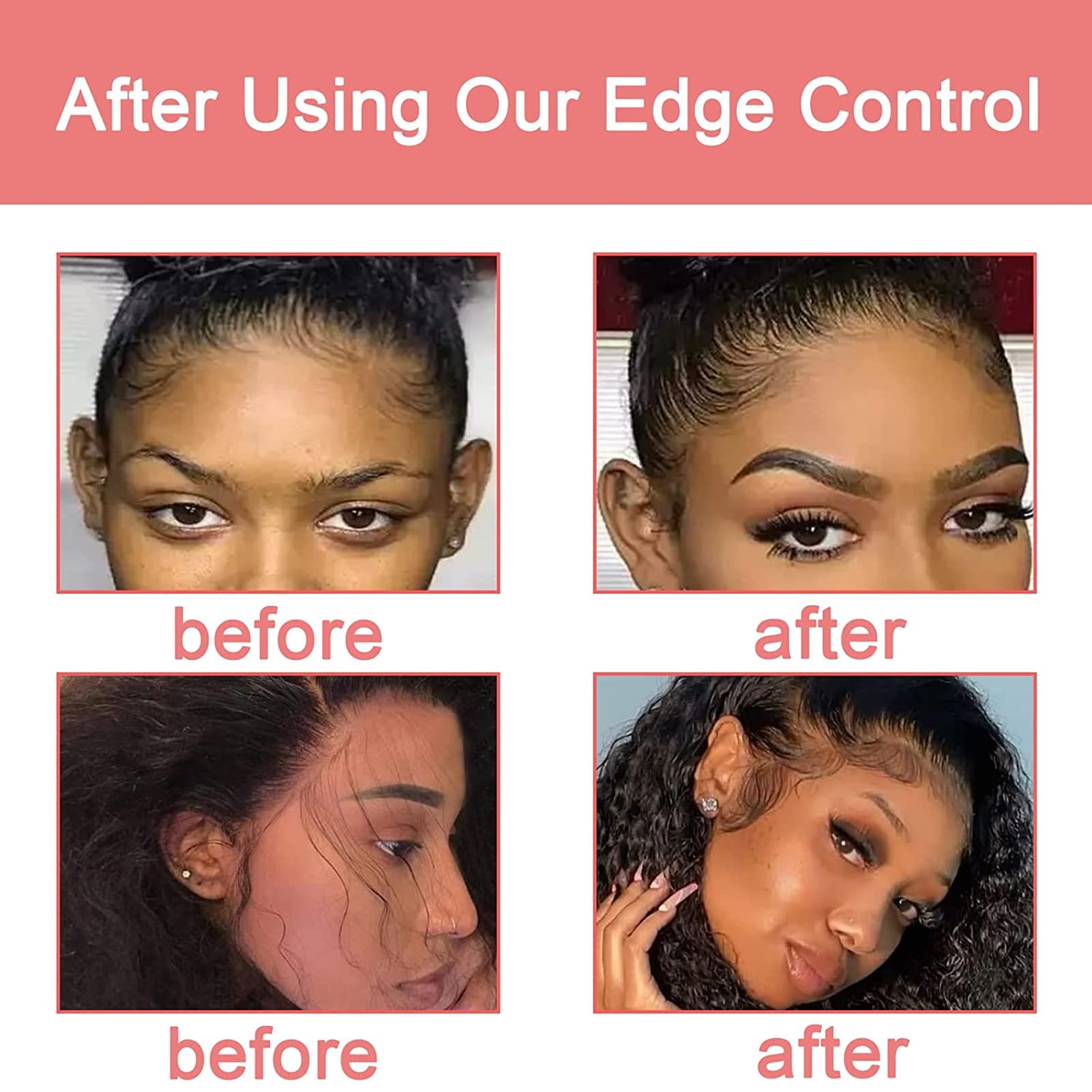 Goiple bristle brush helps smooth edges for a polished look.