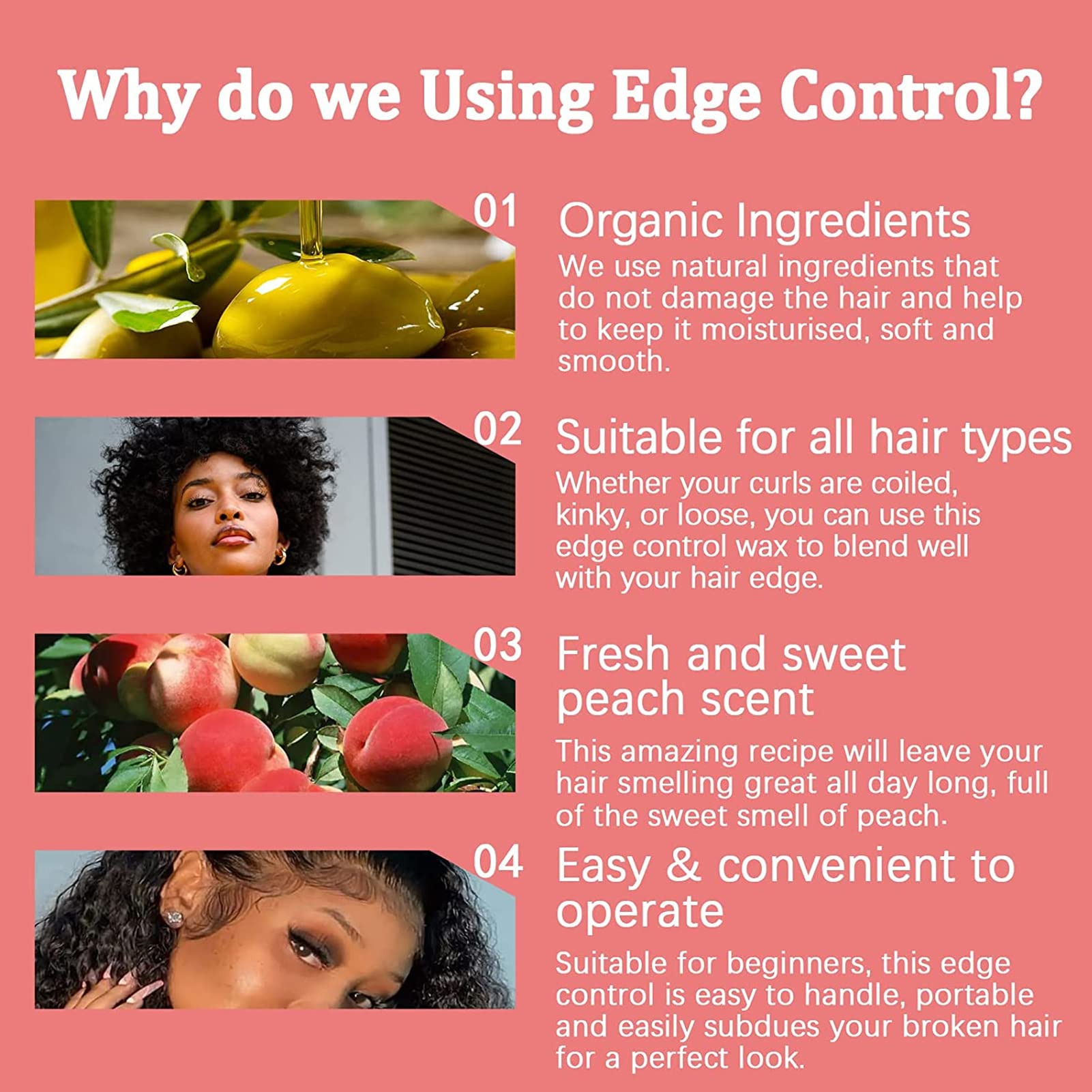 Goiple double-sided edge brush creates clean definition along hairlines.
