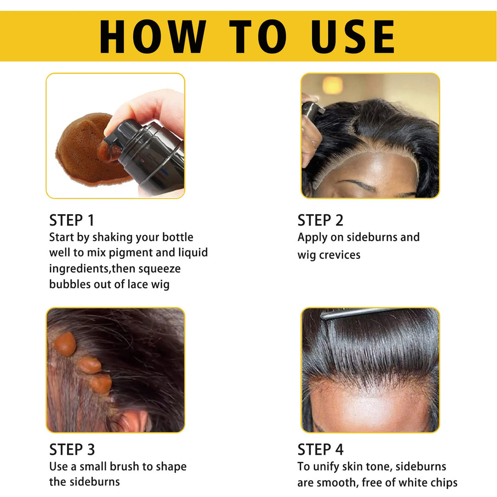 Goiple edge brush set 2pc for precise styling