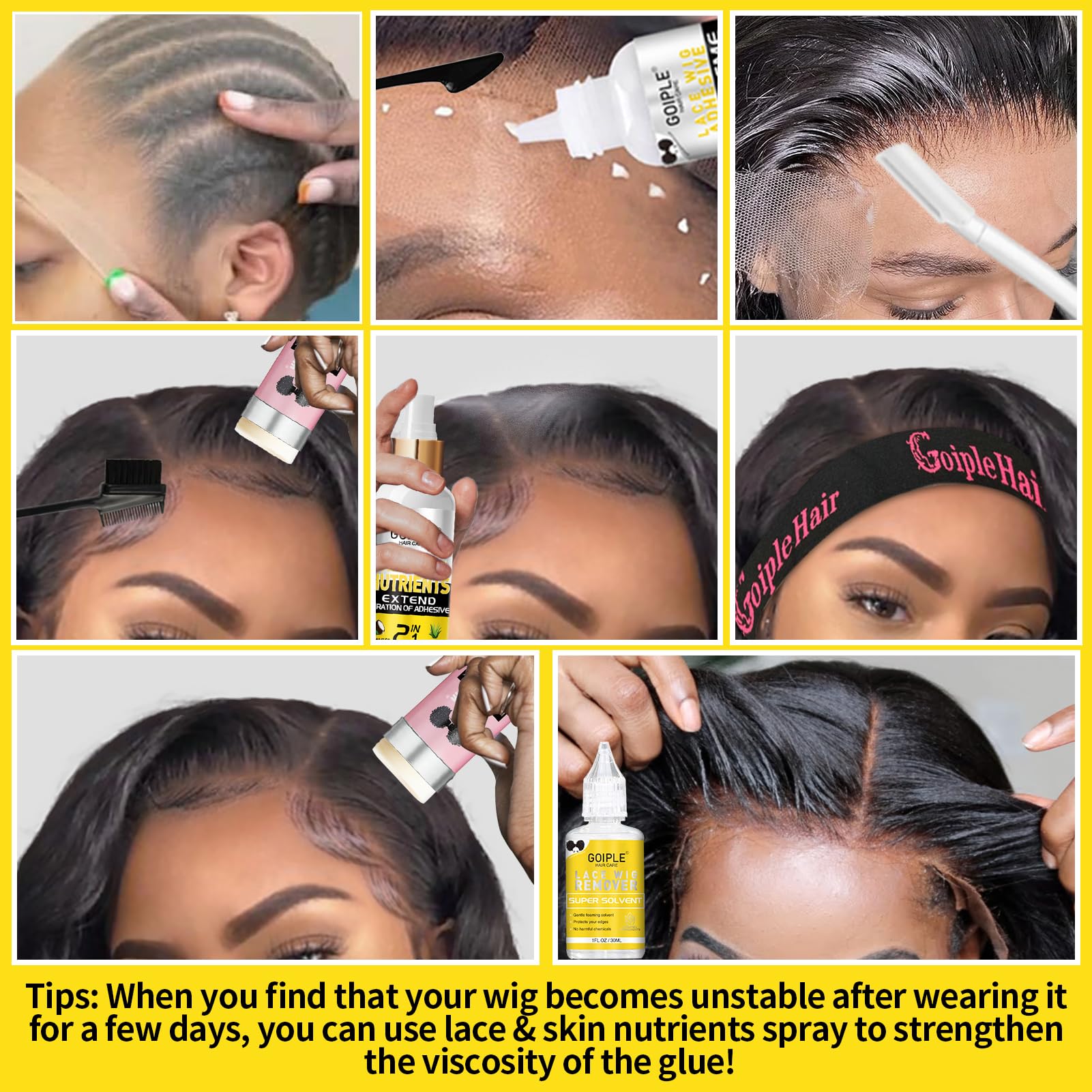 Goiple Edge Brush for precise hairline detailing