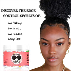 Goiple Edge Control Wax 4oz packaging for easy daily use.