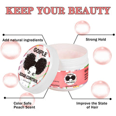 Goiple edge-control-wax flake-free formula prevents white residue on hair
