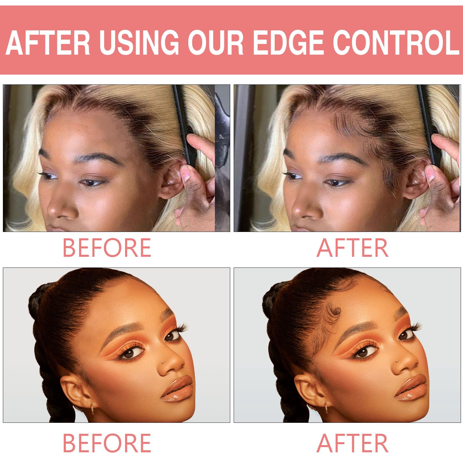 Goiple edge-control-wax smoothing-application for quick, beginner-friendly edge styling