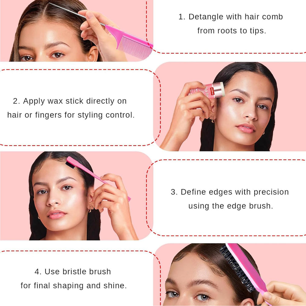 Goiple frizz control formula for resilient hold.