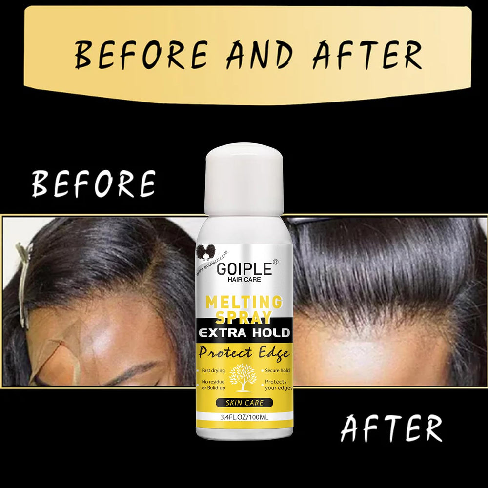 Goiple front lace wig application aids smooth, confident wear.