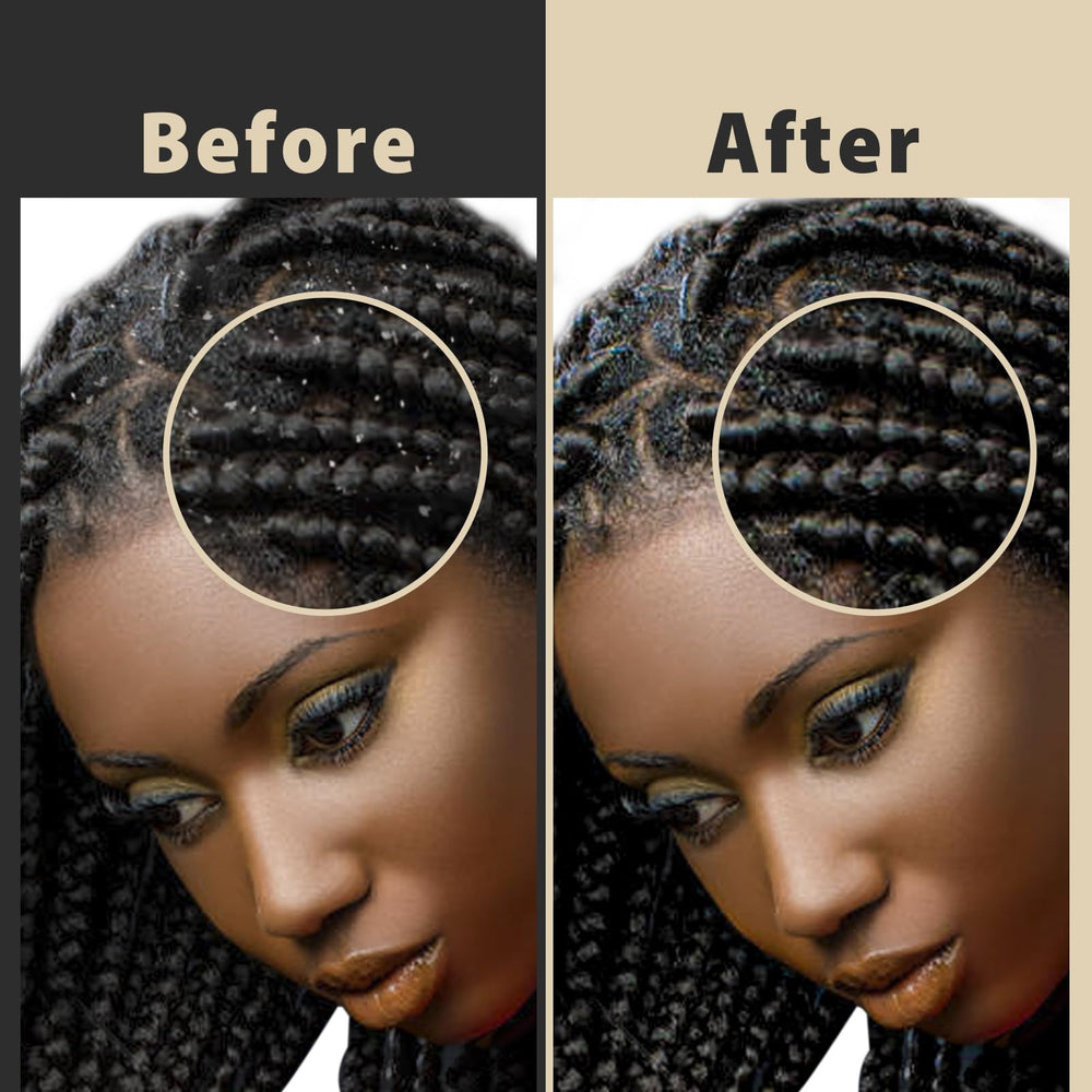 Goiple botanical extracts nourish braided hair while cleansing