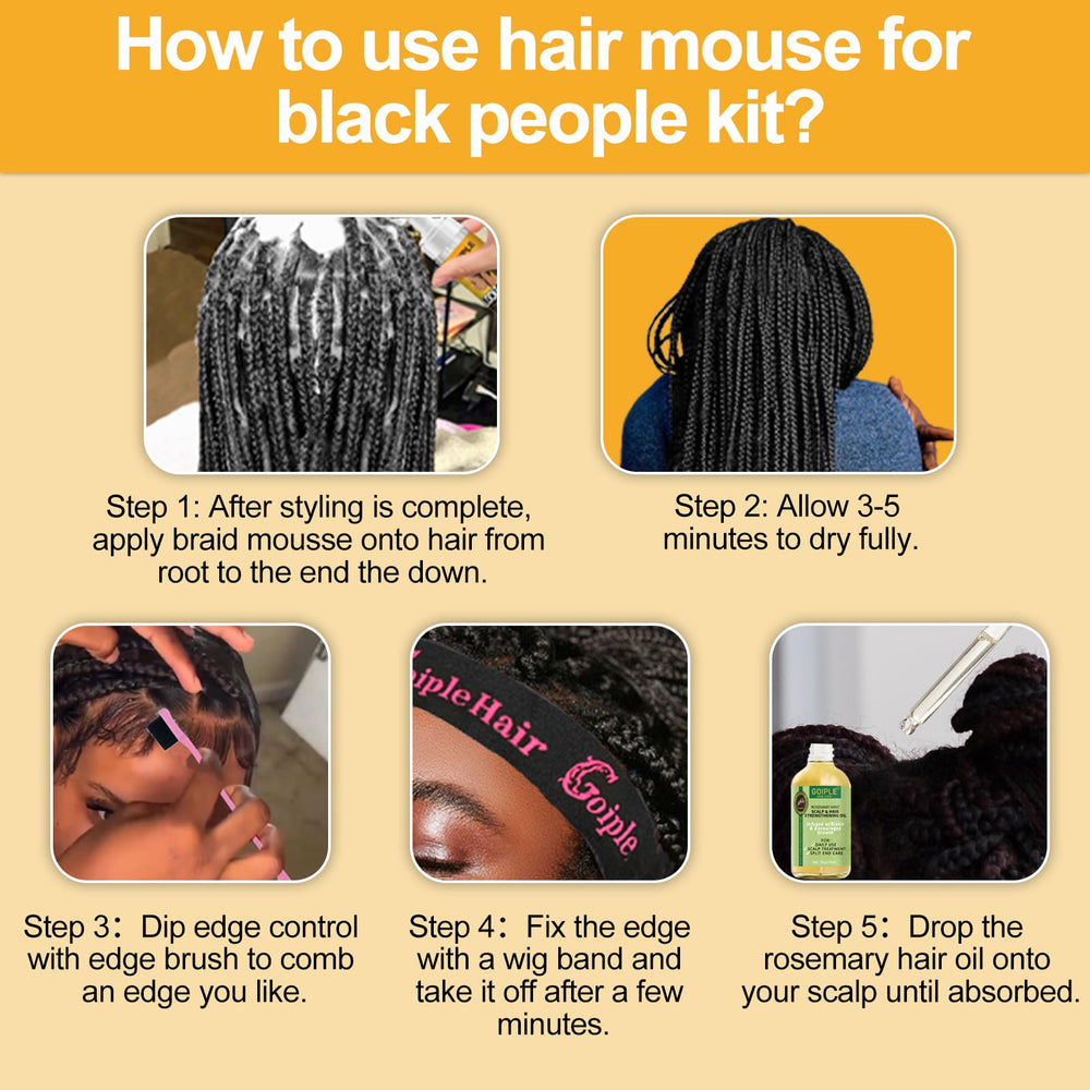Goiple hair-comb enables precise detangling and parting