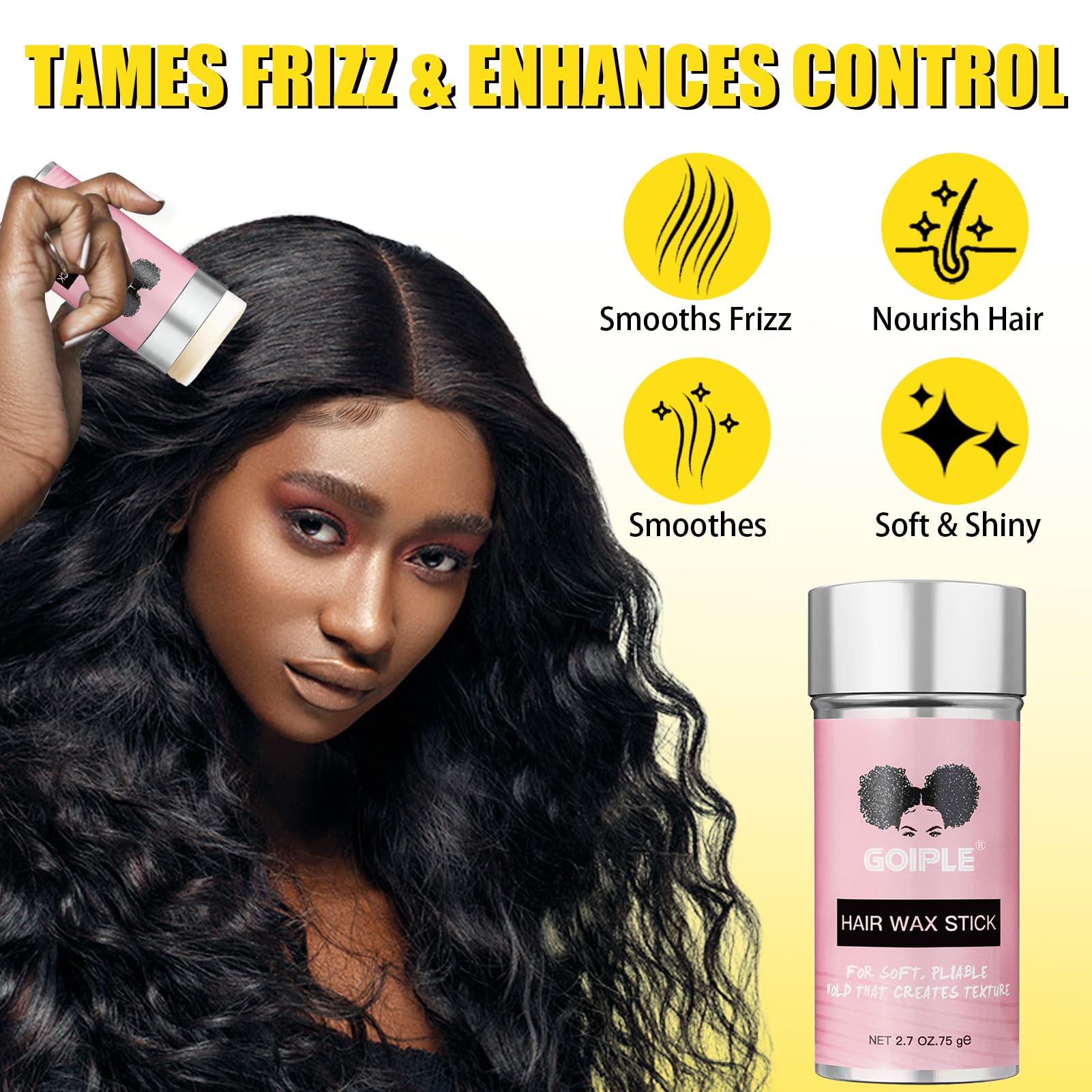 Goiple Hair Wax Stick for edge control and styling