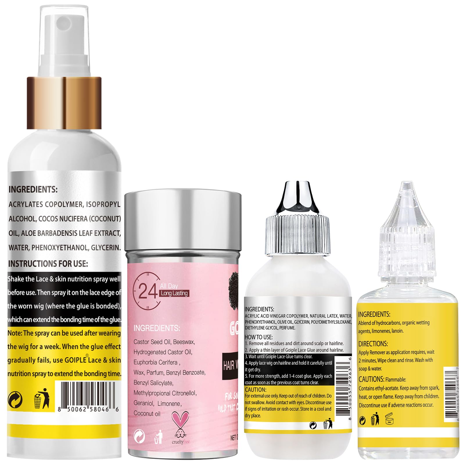 Goiple HD wig cap pack providing breathable coverage