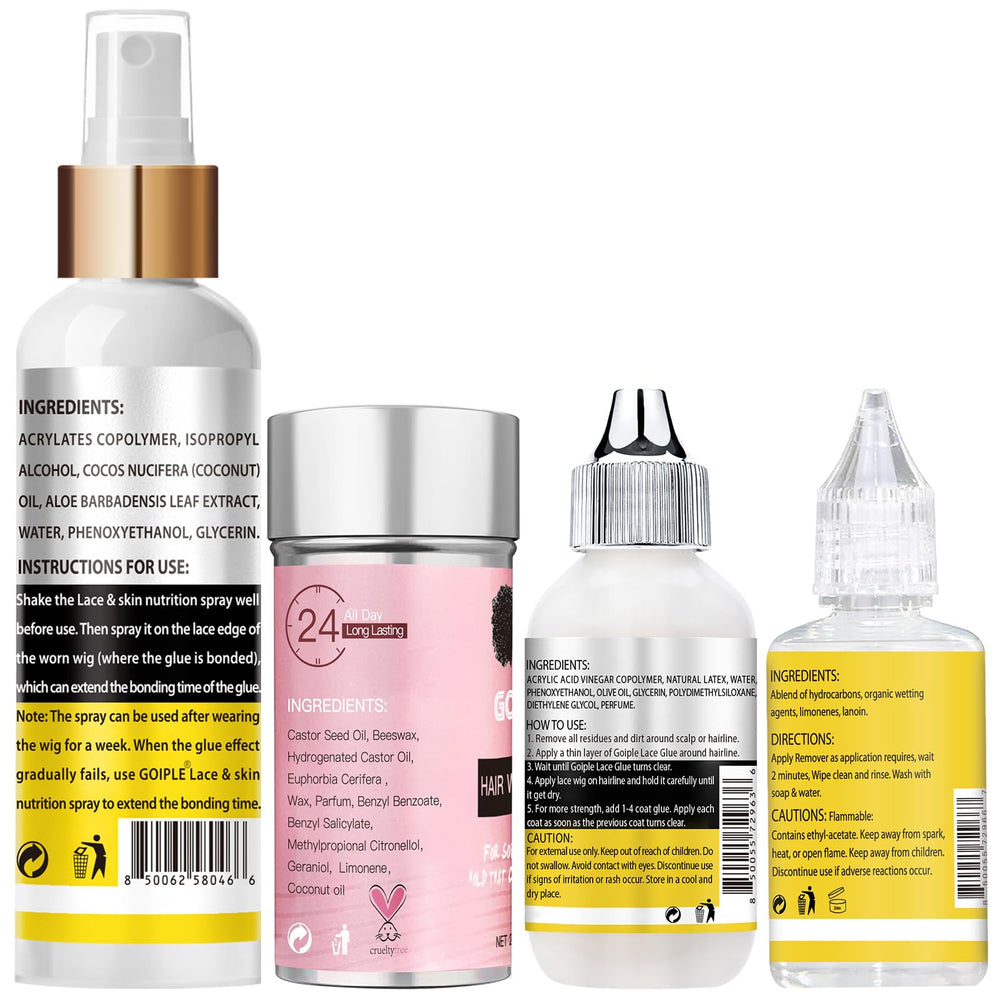 Goiple HD wig cap pack providing breathable coverage