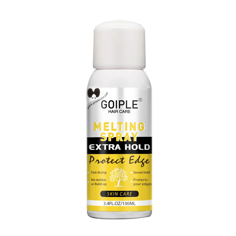 Goiple lace melting spray for front lace wig delivers invisible, natural adhesion.