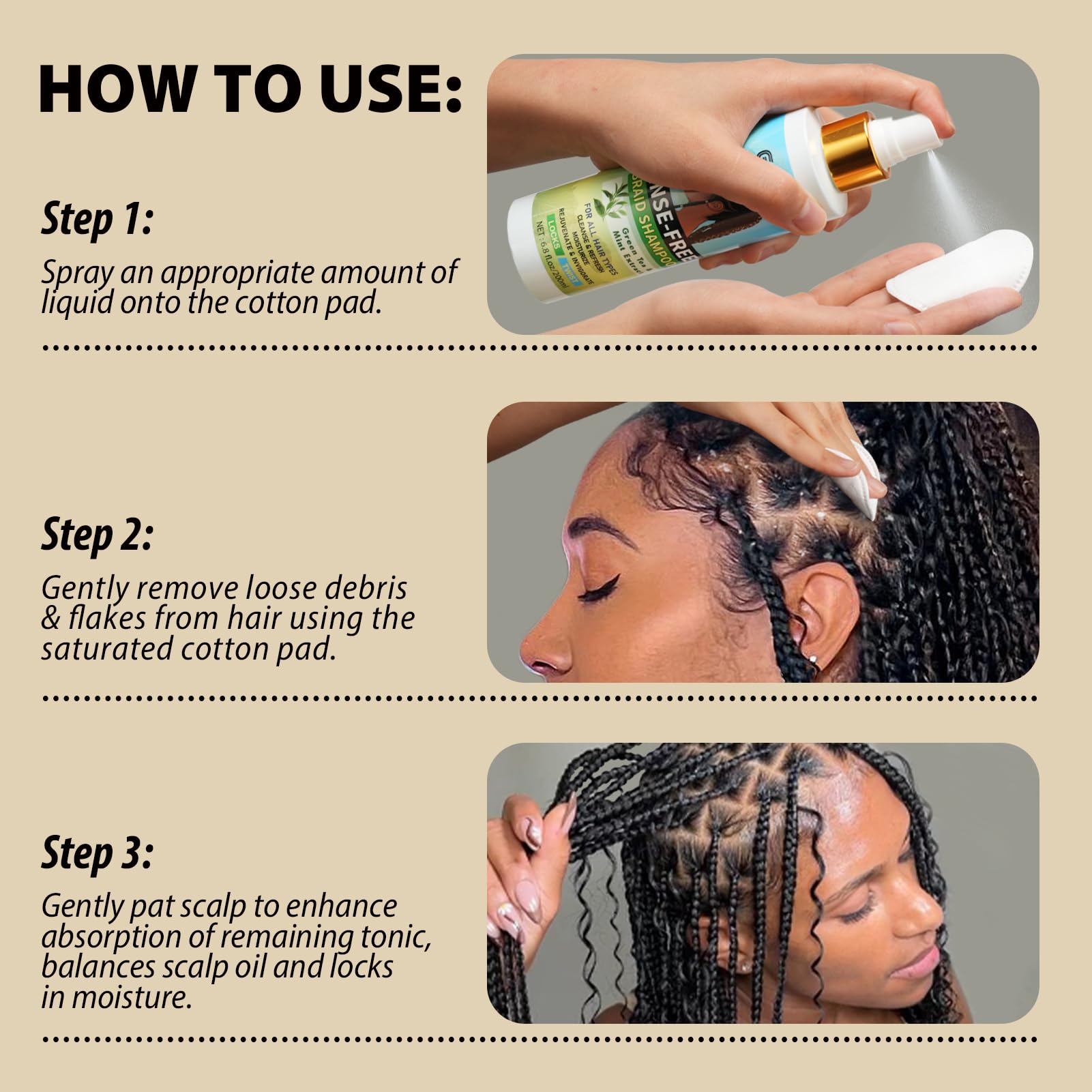 Goiple gentle, natural ingredients suitable for all hair textures