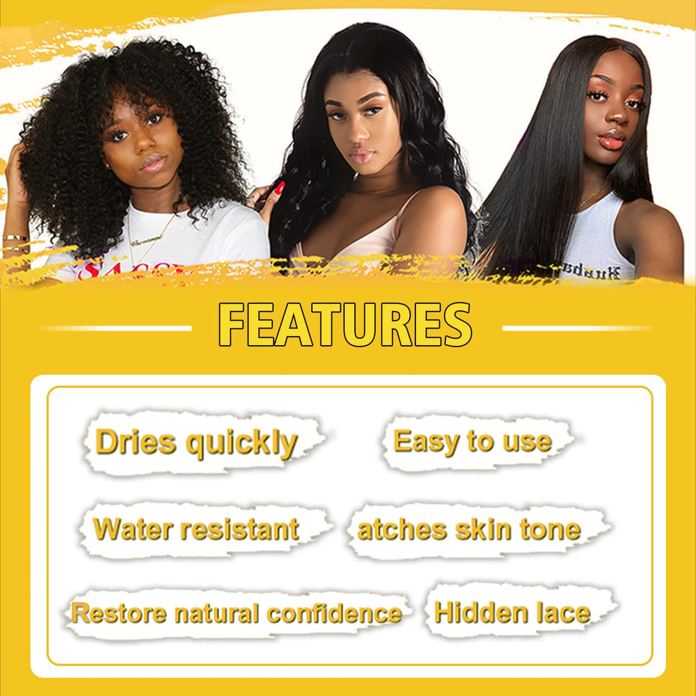Goiple natural finish helps blend with scalp for balanced appearance.