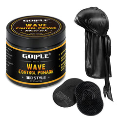 Goiple natural wave pomade 4oz jar for strong hold and easy wash.