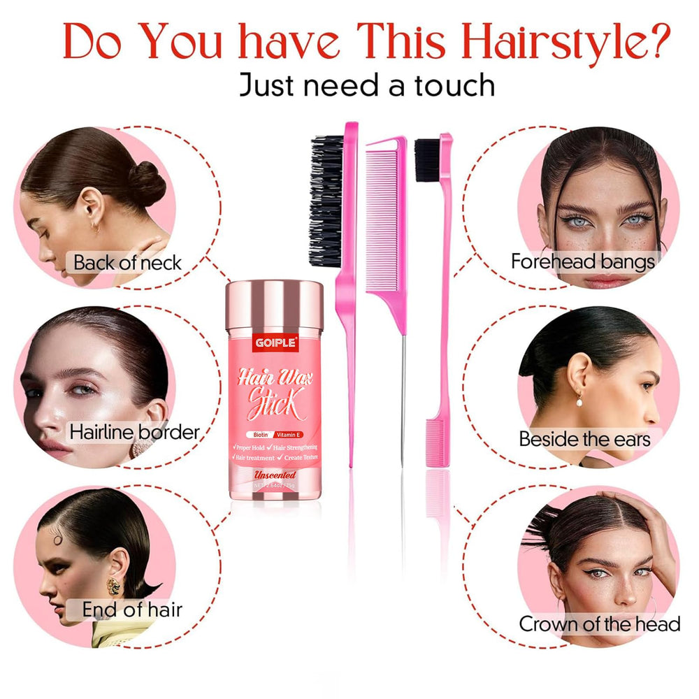 Goiple non-greasy finish keeps hair fresh all day.