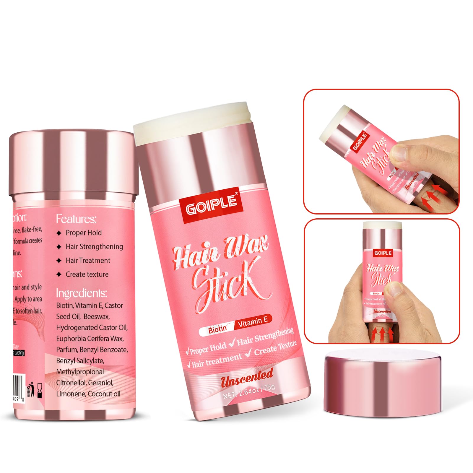 Goiple on-the-go styling suitable for professionals and home use.