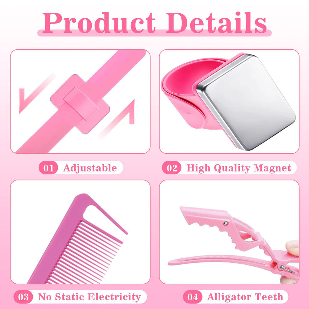 Goiple pink hair combs lightweight styling tool.