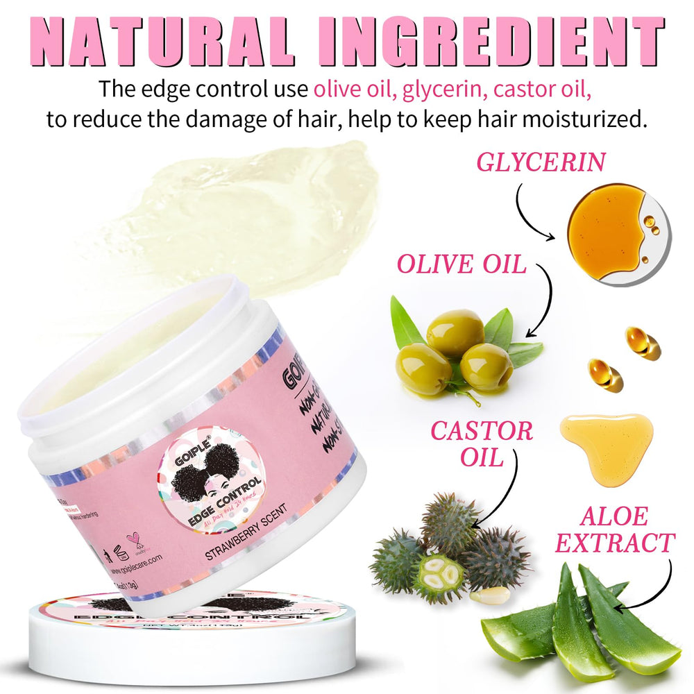 Goiple Rose & Castor Oil nourishing scalp bottle.