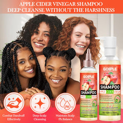 Goiple scalp close-up shows a refreshed, clean feeling after washing.