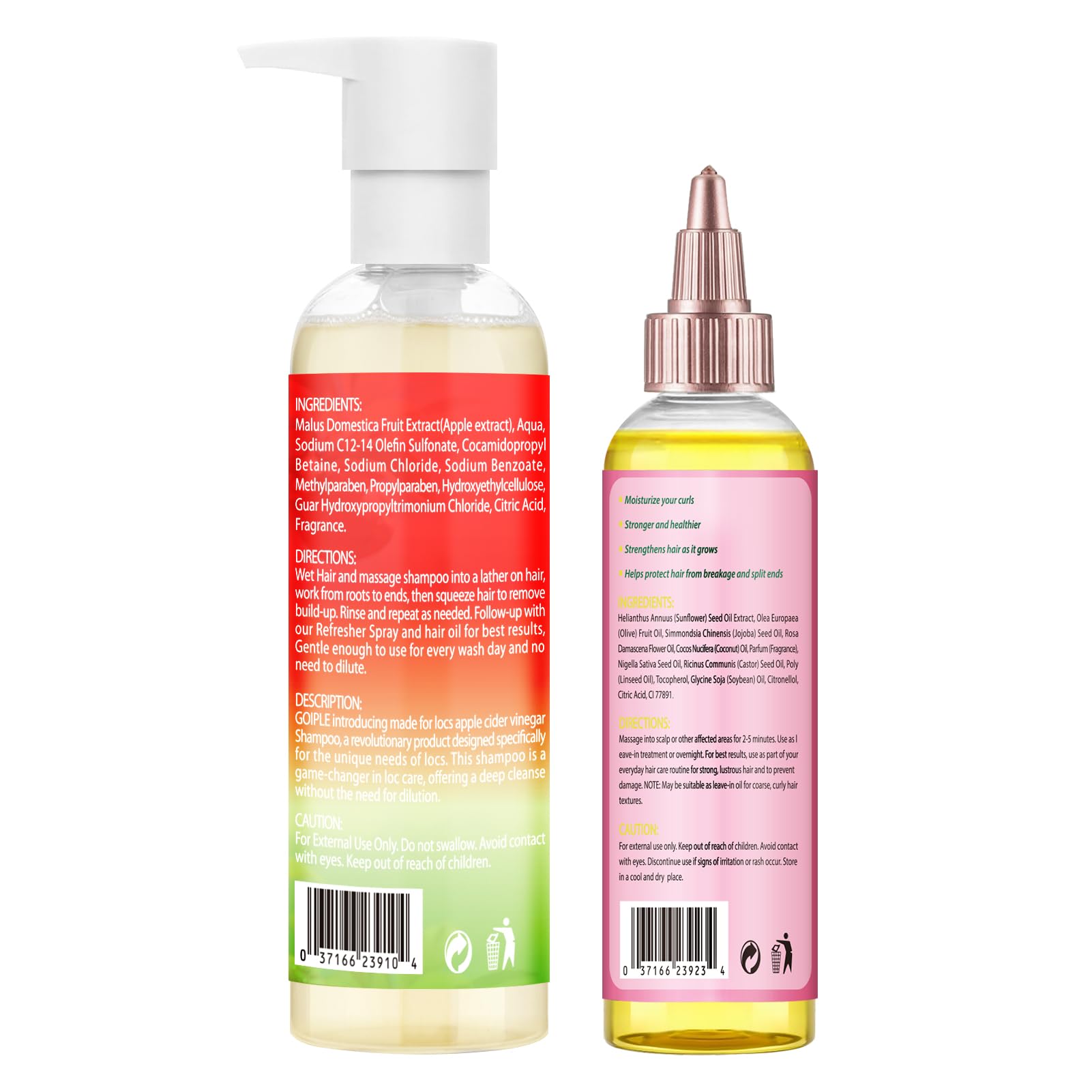 Goiple set shown in a bathroom display for versatile hair care