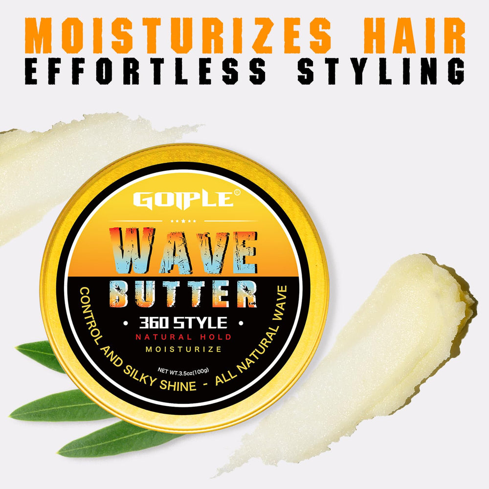 Non-greasy formula keeps waves in place without residue.